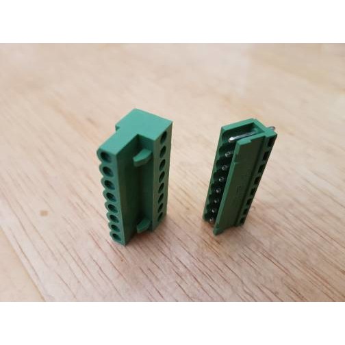 konektor green HT3.96mm 8p lurus terminal block connector pair 3.96mm pitch 3.96 mm blok 8 pin HT396