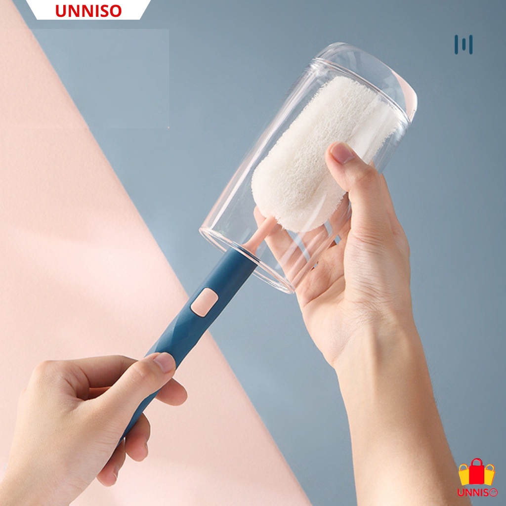 UNNISO - Sponge Cup Silicone Bottle Cleaner Brush SCP07