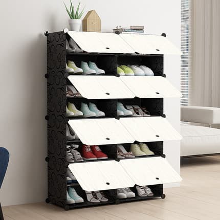 Produk Terlaris Shoe Rack Rak Sepatu Heels Lemari Susun Vintage Furniture 24 Pintu Shopee Indonesia