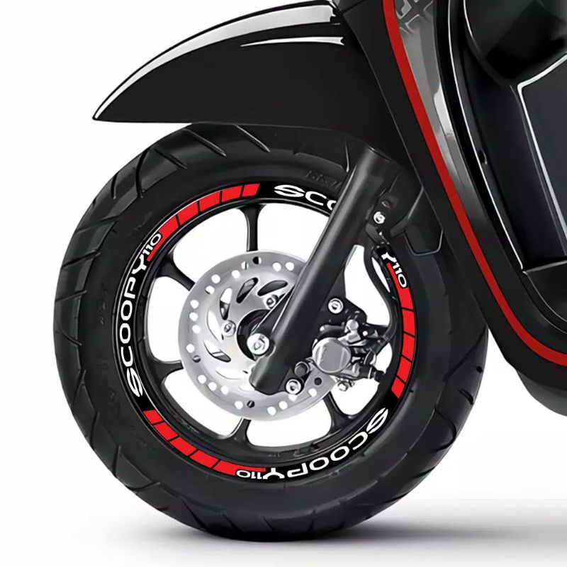 Stiker Velg Scoopy Ring 12 / Stiker Velg Scoopy New / Stiker Racing Keren / Stiker Velg Murah /Stick