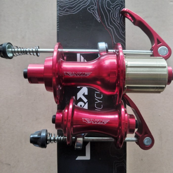 Hub Freehub Raze 28H 28 Hole Vbrake V-Brake Qr Jangkrik Sepeda Lipat