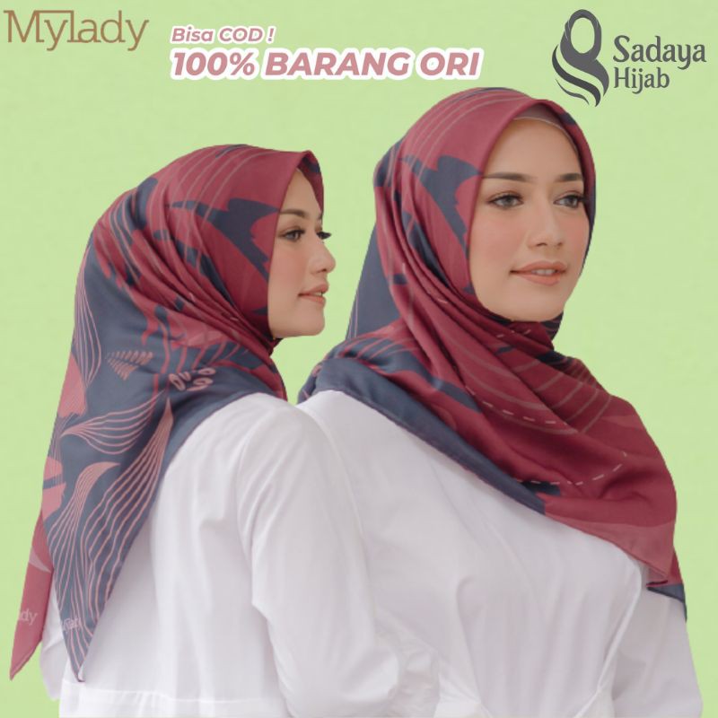 My lady Belva Hijab Ori Kerudung Fashion Muslim Mylady Original