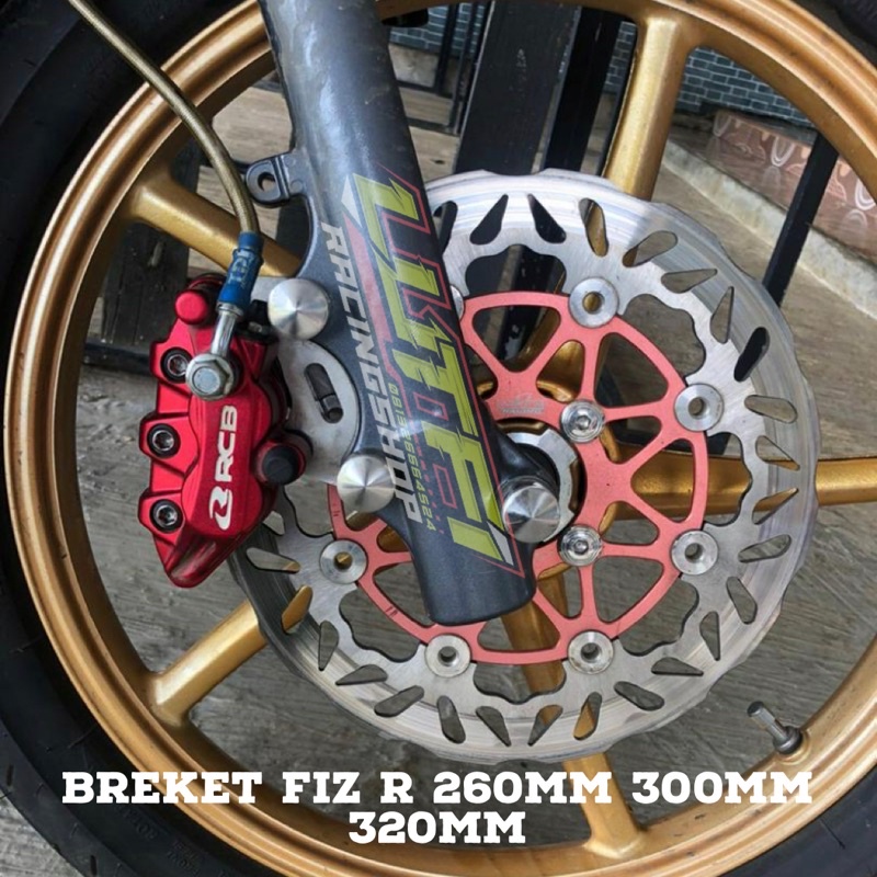 Breket kaliper depan Kusus RCB/NIZIN SAMURAI Rx king vixsen fiz R mx new mx king-7