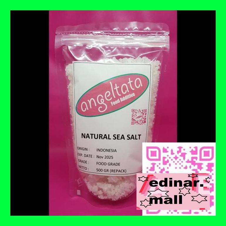 

50Siusbu 500Gr Garam Laut Alami Kasar - Natural Sea Salt Coarse Bud050S