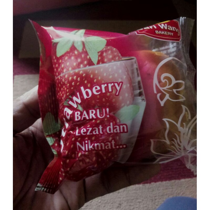 [READY] Roti Sariwangi Fla Original Murah 1 Pack isi 10 pcs-Strawberry