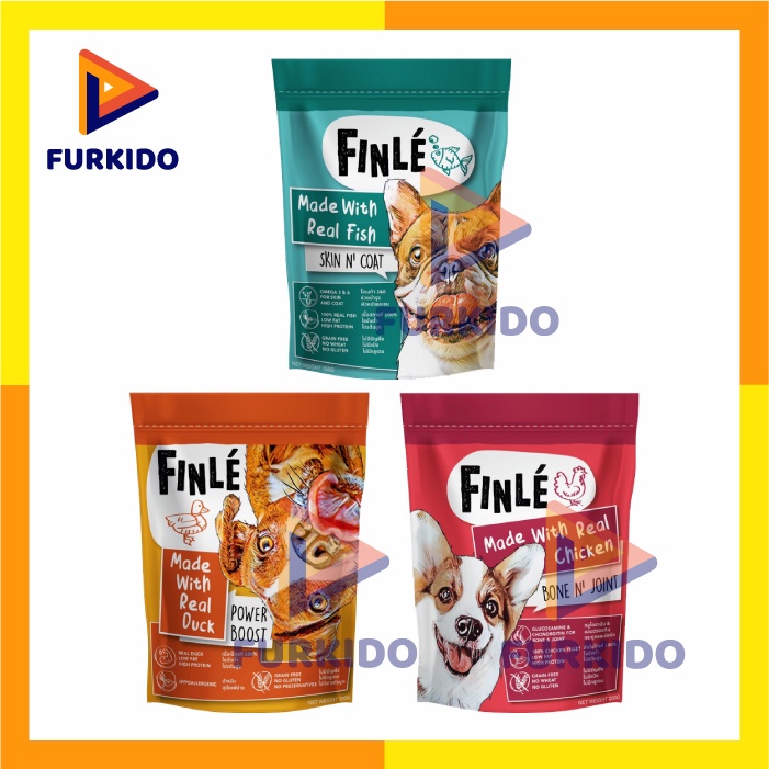 Finle Real Meat Dog Snack / Treats / Cemilan Anjing 150-200 Gram