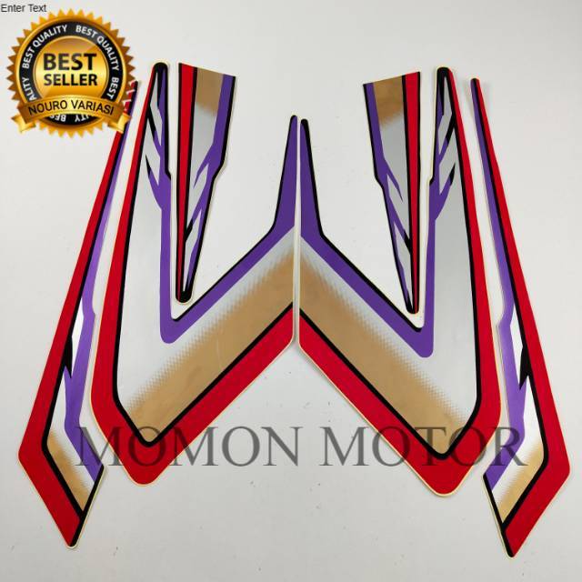 striping yamaha rx s rxs special merah 1995 95 spesial