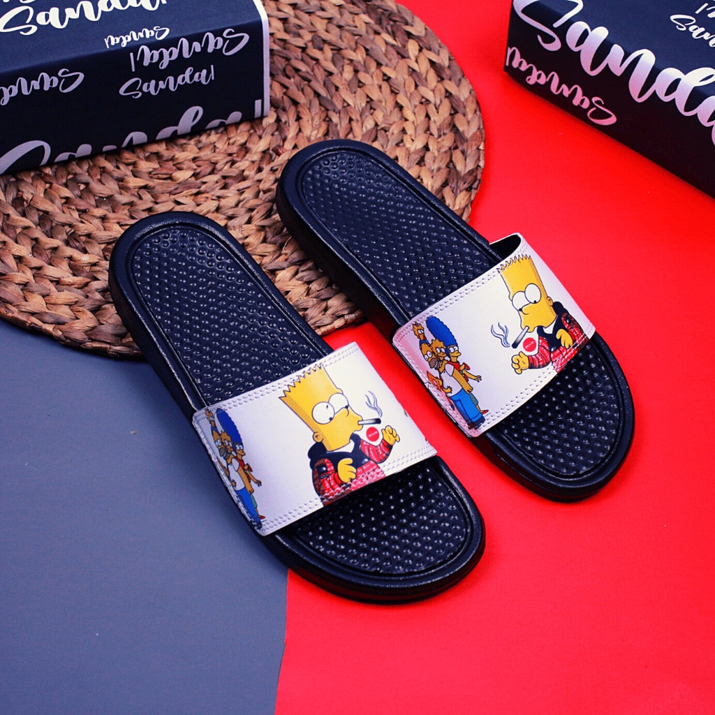 OBRAL..!! SANDAL SLOP KRAKTER BART SIMPSON V2