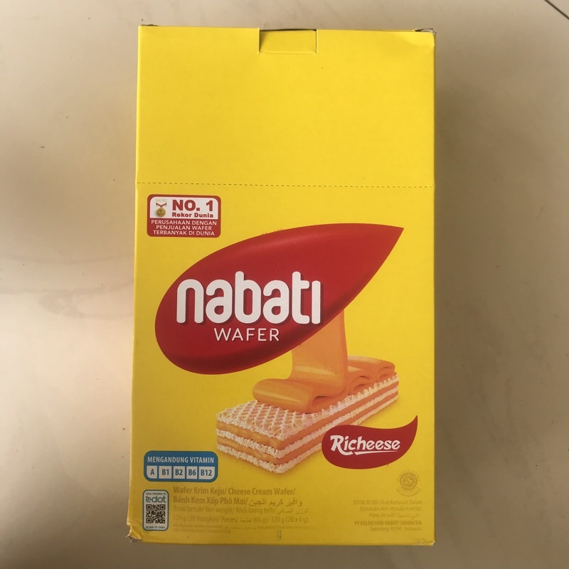 

Recheese Nabati cheese wafer 1 box isi 20pcs