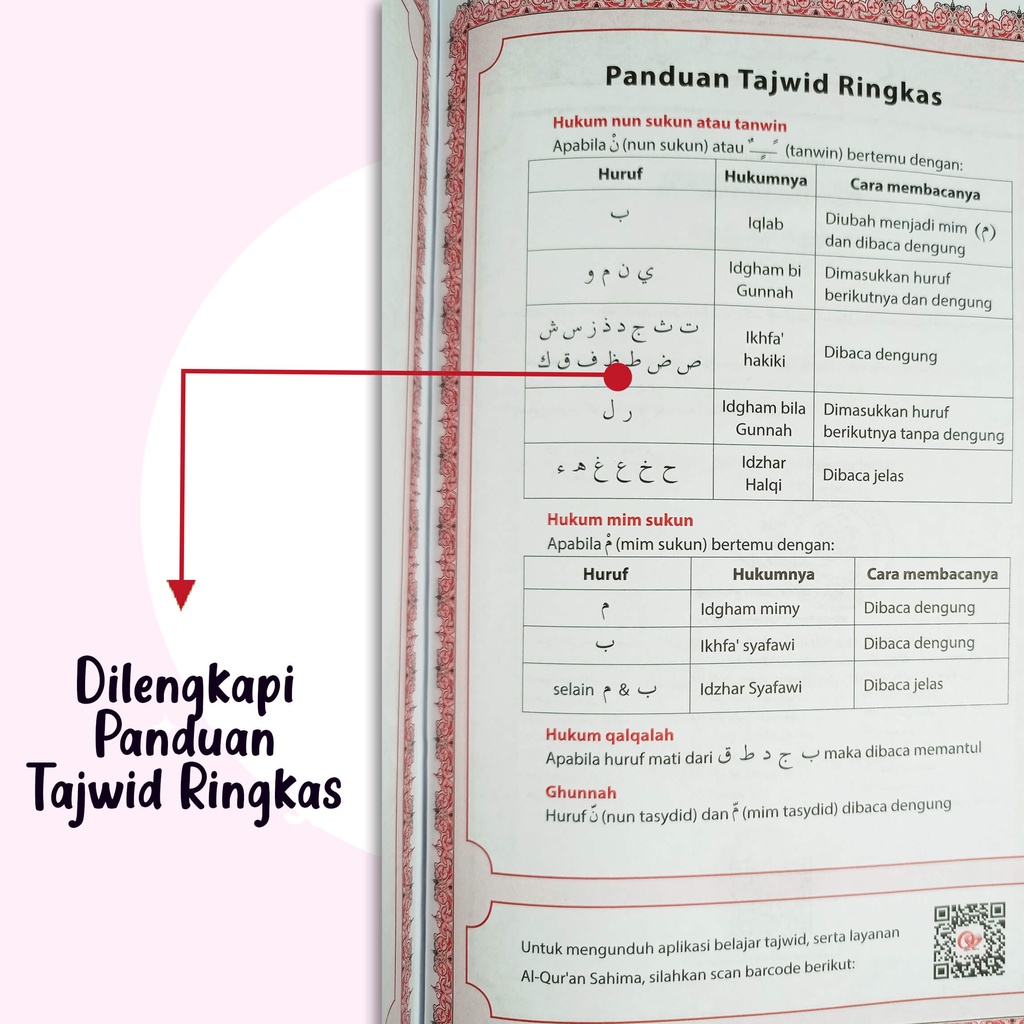 AL-QURAN SEDANG MUSHAF AT-TUHFAH TILAWAH HVS HC-5