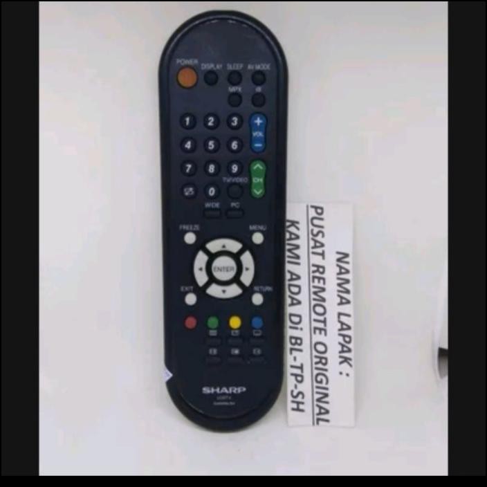 REMOTE REMOT TV SHARP LED AQUOS ORIGINAL ASLI