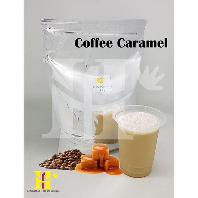 

(1 Kg) Coffee Caramel Premix Milkshake / Bubble Powder Drink