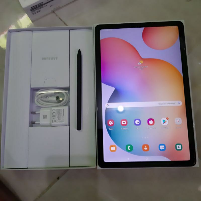 Samsung Tab S6 lite 4/128gb second berkualitas