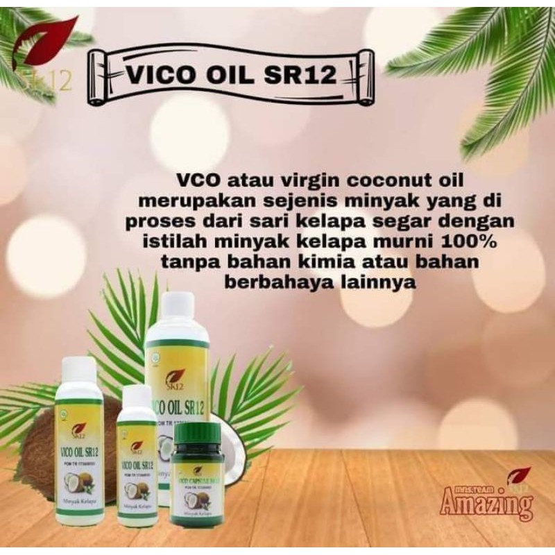 VICO OIL SR12 / MINYAK KELAPA SR12 / VICO OIL UNTUK WAJAH /VICO OIL UNTUK BADAN