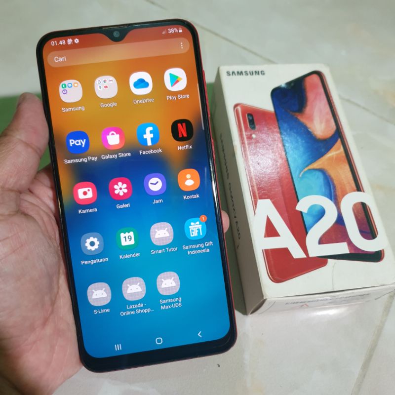 Samsung A20 3/32 Ram 3gb Rom 32gb second berkualitas
