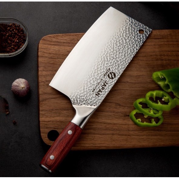 Pisau Chef Hammered Retro Kitchen Knife Home Chef Knife