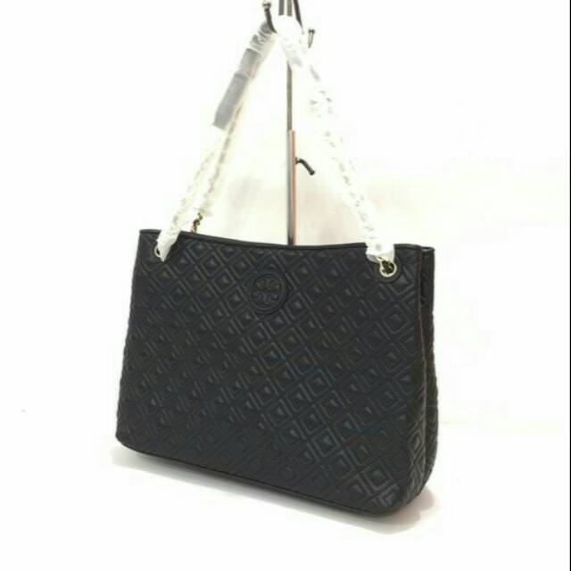 TORY BURCH MARION QUILTED CENTER-ZIP TOTE