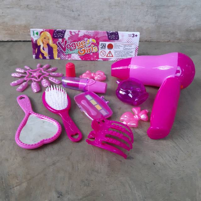 Mainan Set Alat Salon Tata Rias Edukasi - Paket Make Up Anak Edukatif