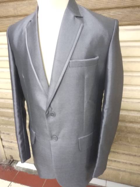 JAS PRIA STELAN JAS NIKAH WEDDING JAS WOOL ABU ABU FASHION PRIA
