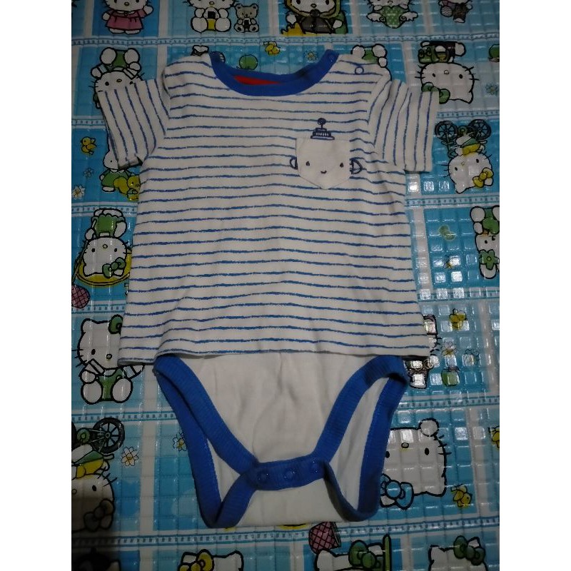 Preloved Mothercare Jumper Bodysuit Mothercare Baby Stripes