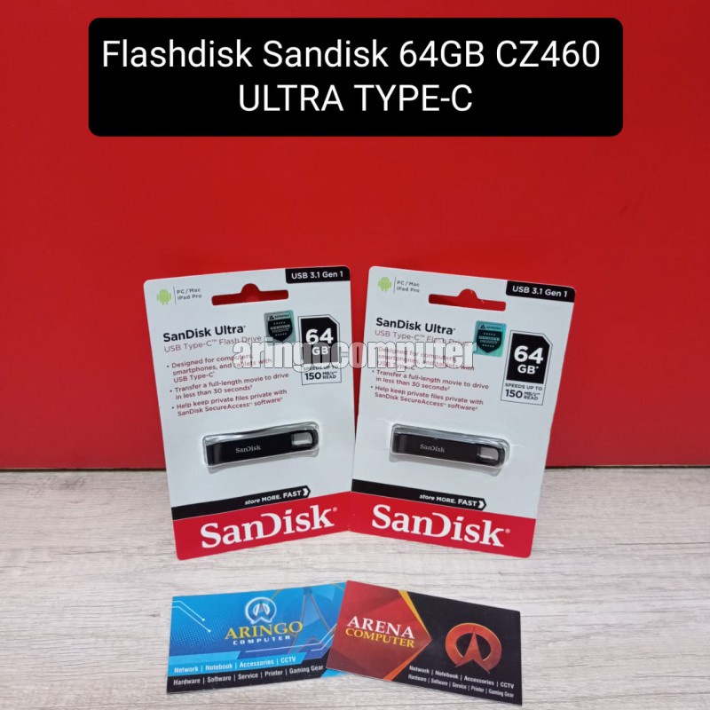 Flashdisk Sandisk 64GB ULTRA TYPE-C CZ460