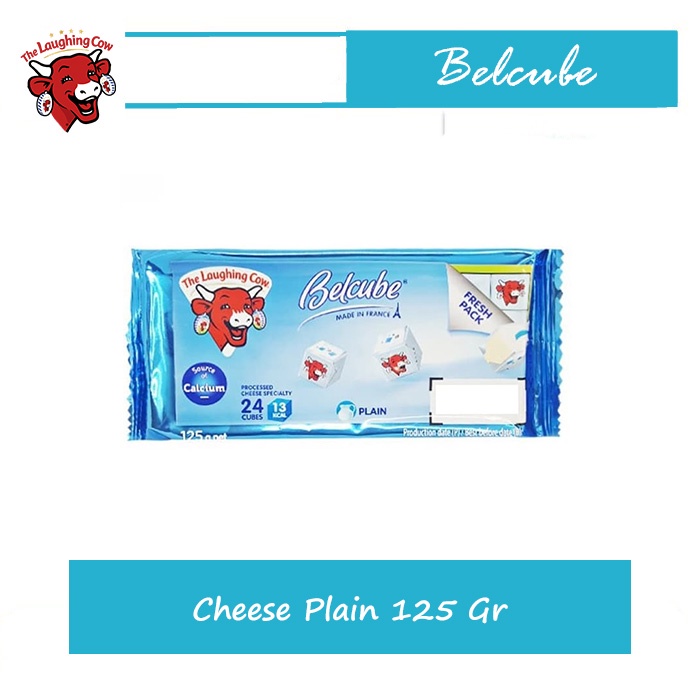 

Belcube Cheese Spread Plain / Keju untuk MPASI 125 Gr