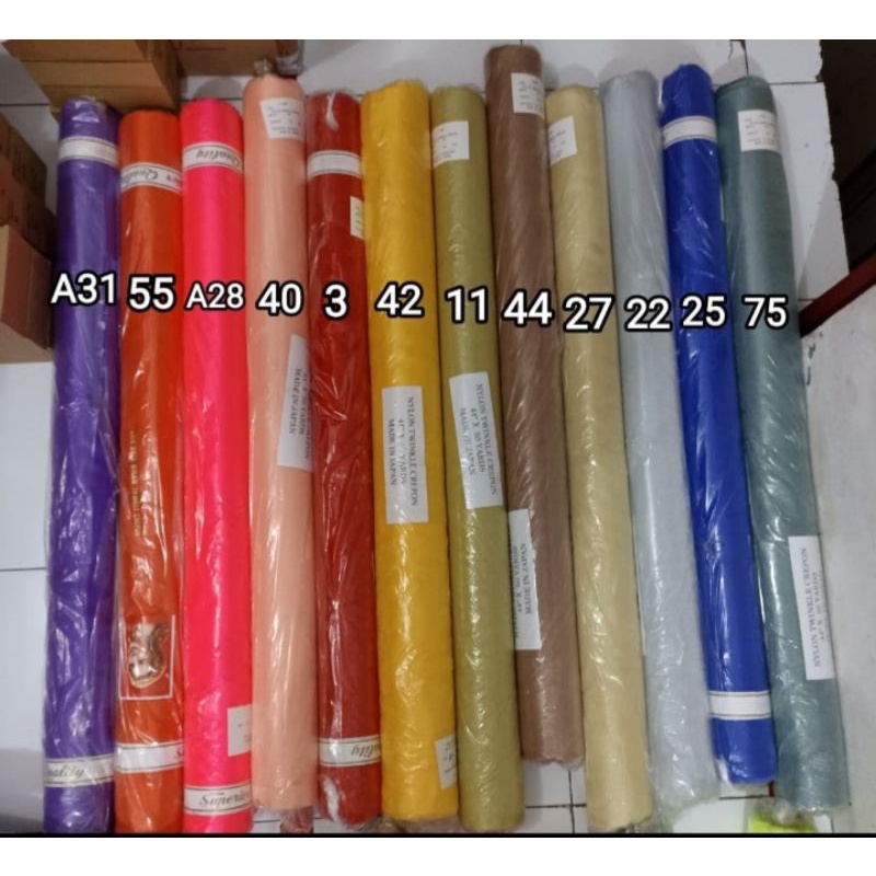 UMPAN KAIN SUTERA SUTRA 1 METER