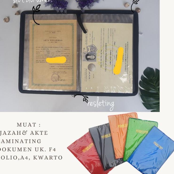 

Sale B07JK [BISA COD] Map Dokumen/ Dokumen Keeper / Map Ijazah Resleting Anti Air 65 Model Terkini