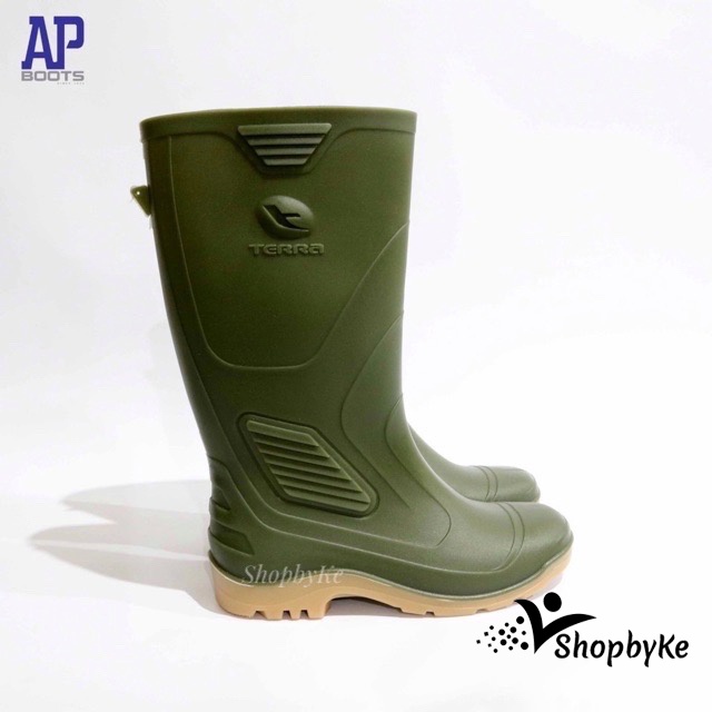 Sepatu Boots Karet merk AP Terra ECO 3 Hijau Size 38-43