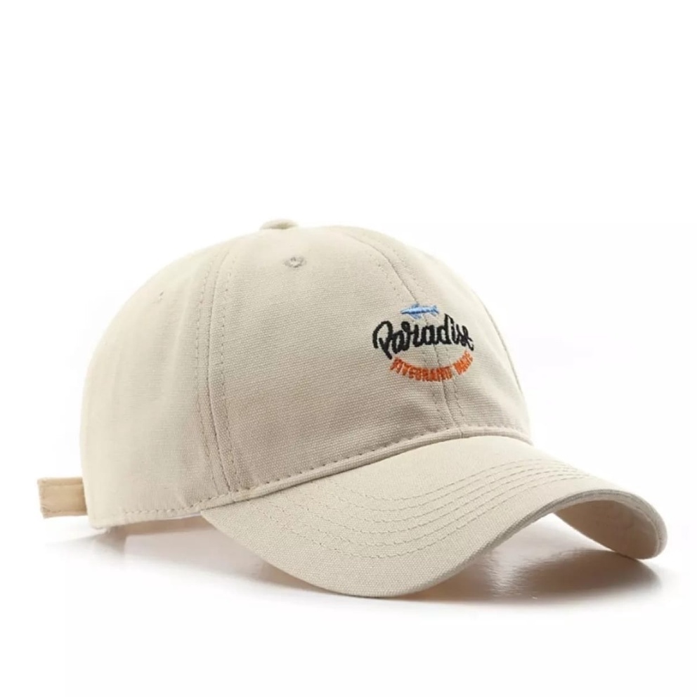 Topi Baseball Hat Cap Paradise warna soft Pria Wanita