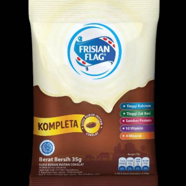 

Frisian Flag Kompleta choco 35gram