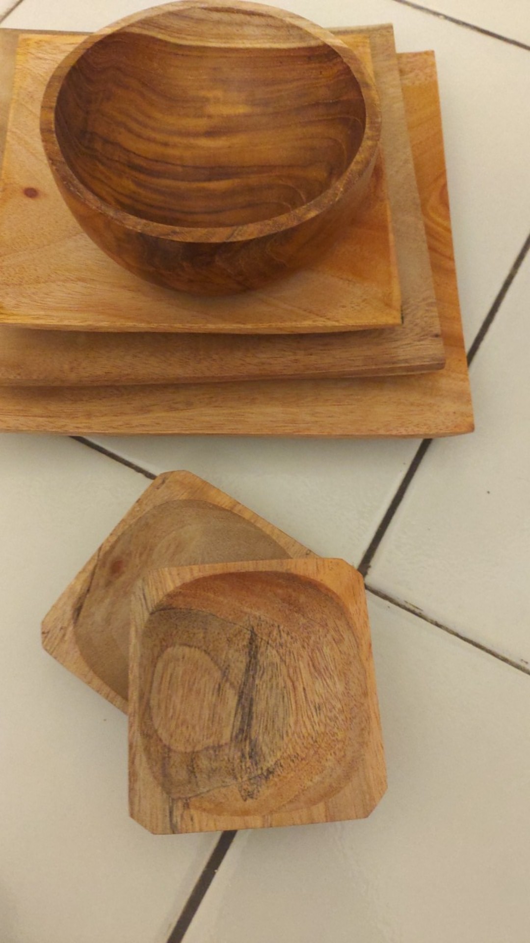 Tempat Sambal Mahoni 8cm.minimal 2pcs