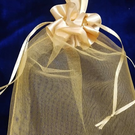 Tas Tile pita besar cantik bungkus souvenir alqur an sajadah dll - gold