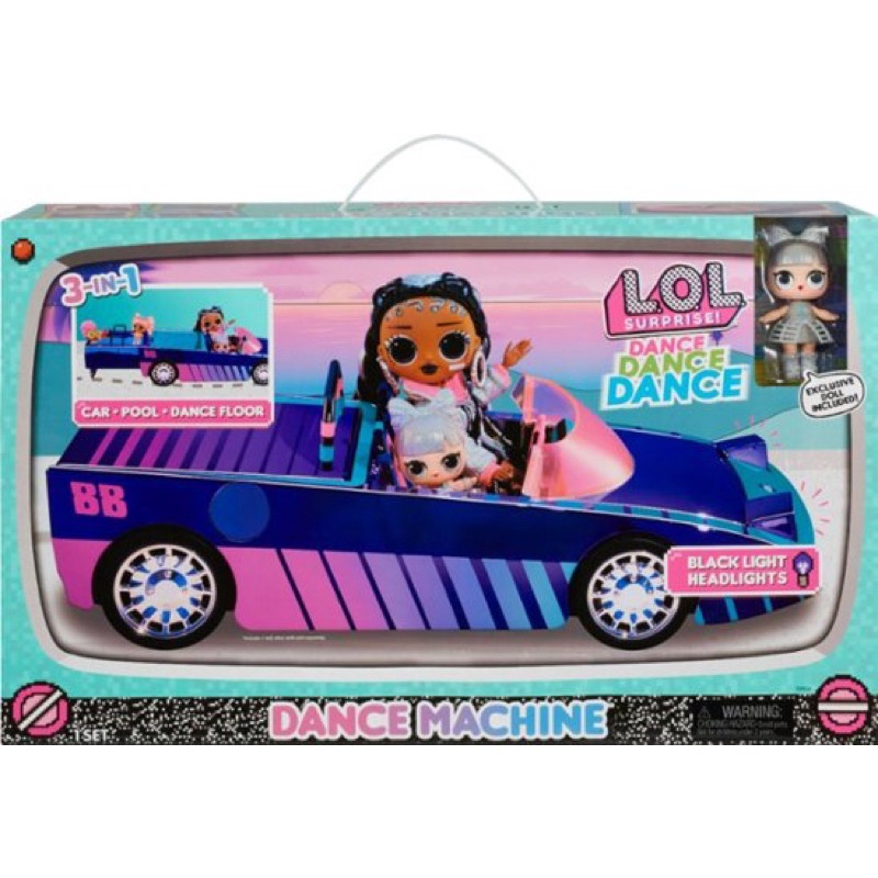 LOL Surprise Remix Dance Machine Car with Exclusive Doll