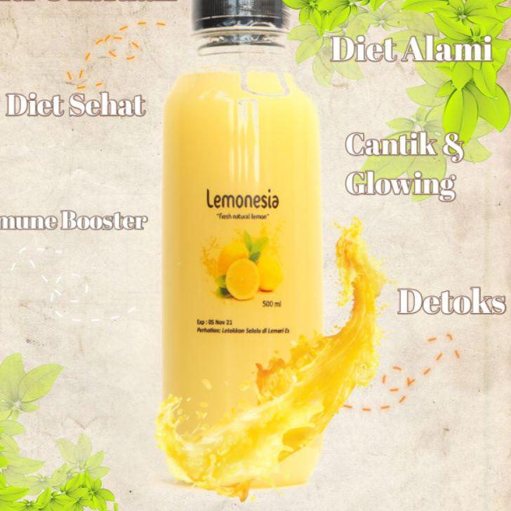 

RealPict.. Sari Lemon LEMONESIA 500 ML 100% Murni, TERMURAH!! untuk Program Diet