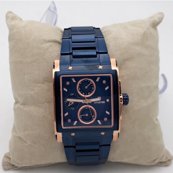 Expedition E6731 Rose Gold Blue Navy For Ladies Original