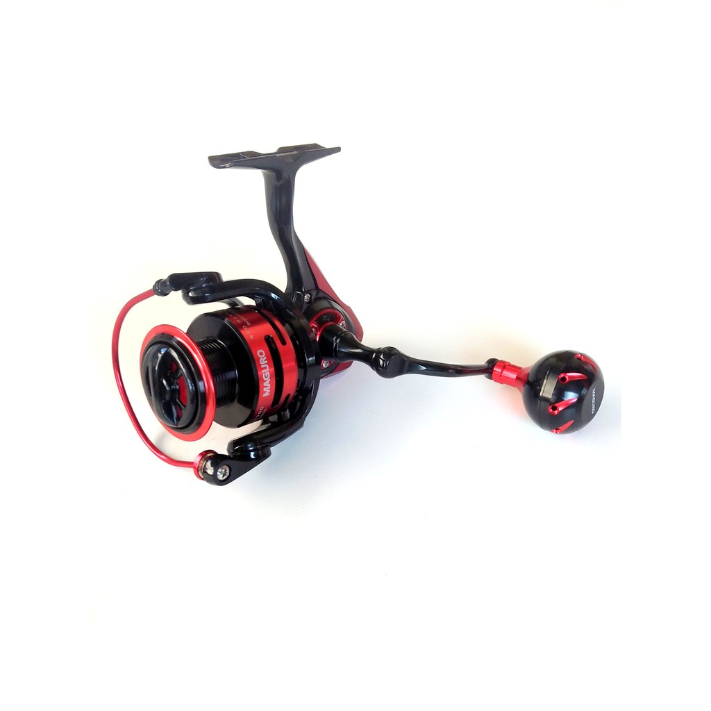 Reel Pancing Maguro Red Hawk-sw C 4000 C 3000 Power Handle Reel Kuat