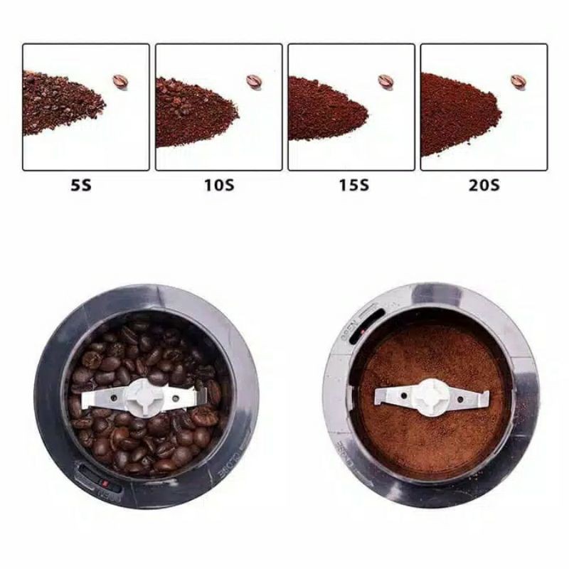 GILINGAN BIJI KOPI KACANG BUMBU MINI COFFEE GRINDER SONIFER SF-3526