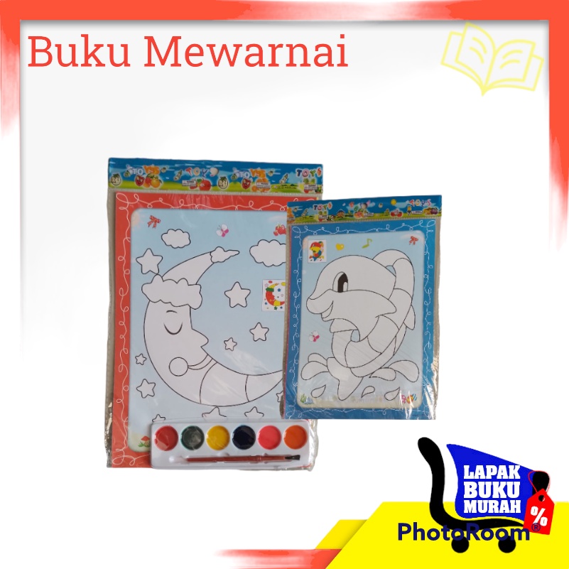 

Seri Mewarnai asik | 1 buku 2 gambar | buku mewarnai dengan cat | mewarnai asik | buku mewarnai murah | buku mewarnai anak