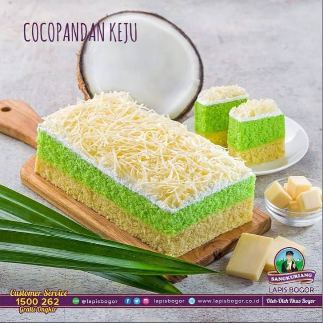 

Lapis Bogor Sangkuriang Cocopandan Keju