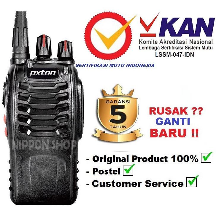 Ht Pxton 888S Original Handy Talkie Walkie Talkie Bf-888S / Hand Talky / Bukan Ht Motorola Murah