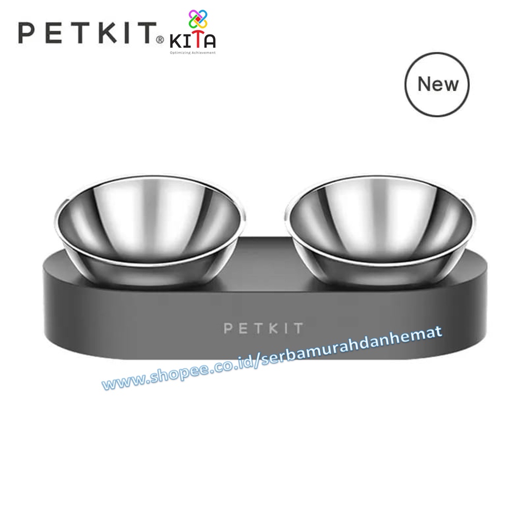 Tempat Mangkok Makan Hewan ORIGINAL PETKIT Double Bowl