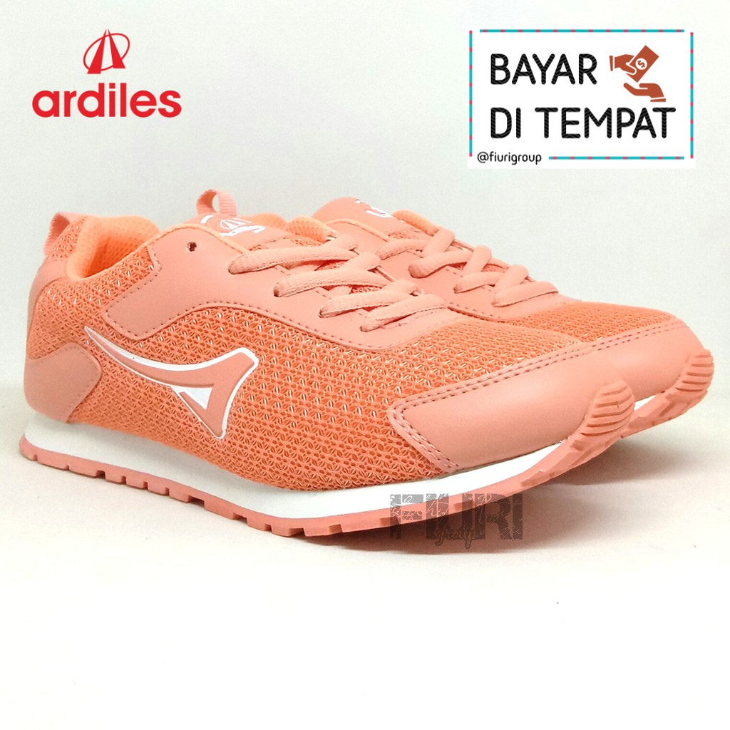 FIURI - ARDILES ORIGINAL - BLACKFOREST 33-38 PEACH - SEPATU KETS WANITA - SEPATU SNEAKERS WANITA - S