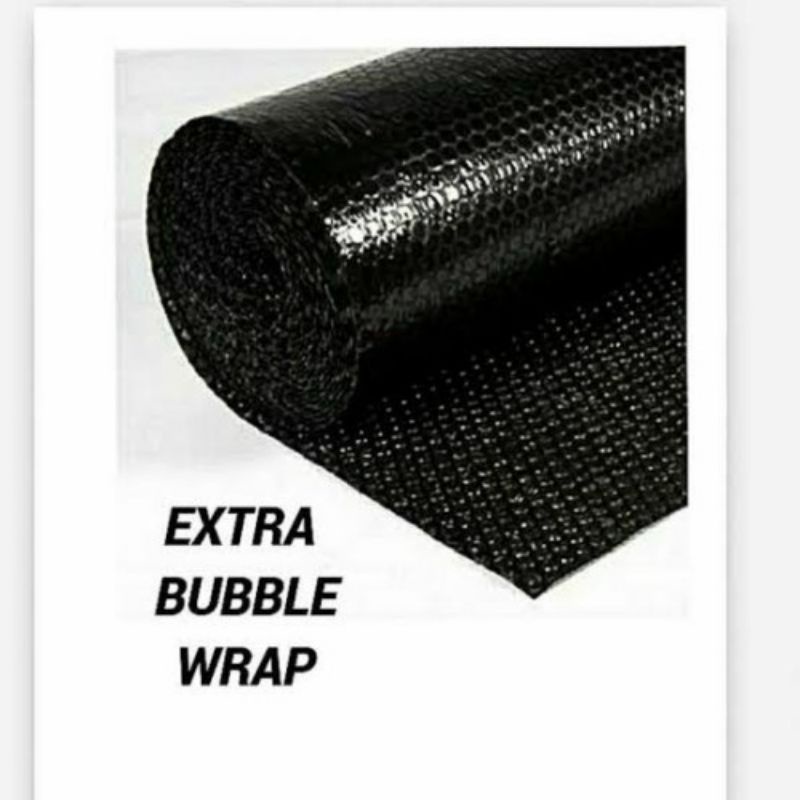 

Extra bubble wrap tambahan packing