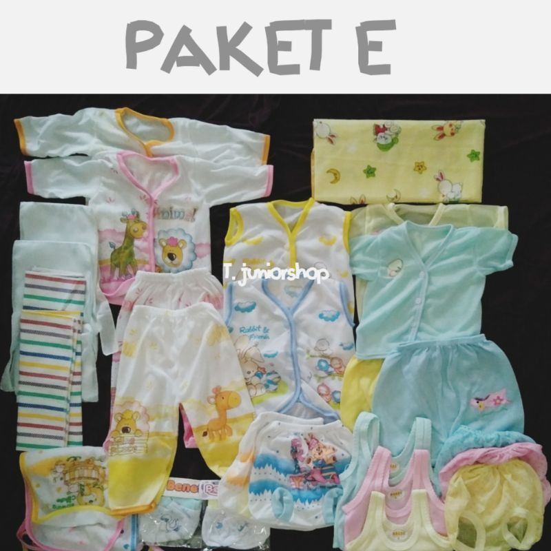 Paket Perlengkapan baju bayi baru lahir baju bayi newborn