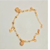 gelang wanita dewasa motif love ,gelang titanium asli anti luntur anti karat,gelang Perhiasan mirip mas asli, perhiasan berlapis emas 24 k