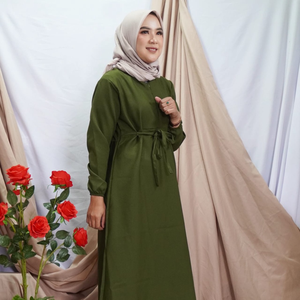 Baju gamis wanita terbaru gamis Remaja kekinian modern 2021 wanita dress Syahila maxy