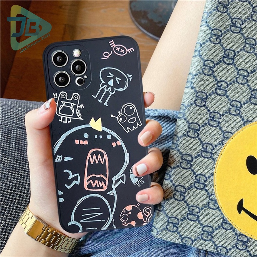 SOFTCASE MACARON PELINDUNG KAMERA CUSTOM ART MONSTER OPPO VIVO SAMSUNG REALME XIAOMI IPHONE INFINIX FOR ALL TYPE JB5893