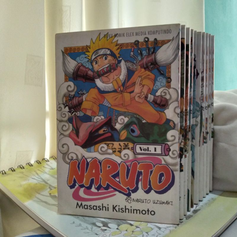 Komik Naruto Vol 1-10 (BOOKED)
