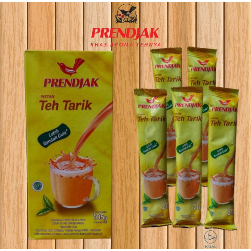 

Prendjak Instant Teh Tarik Less Sugar Rasa Teh Dan Susu Lebih Rendah Gula 5Sachet@21gr